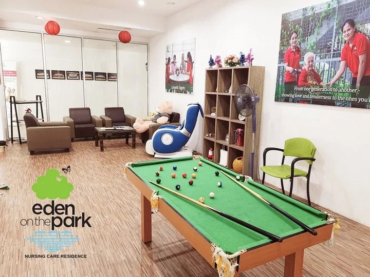 Visitor lounge at Eden on the Park in Kuching-Samarahan